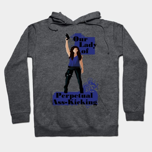 Perpetual @ss-Kicking Hoodie by MermaidsAndMagic